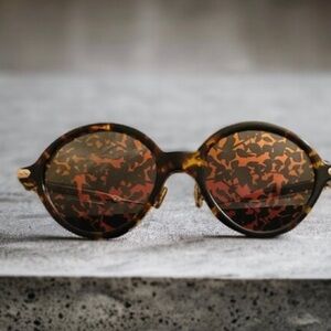 Christian Dior Umbrage Havana Brown Gold Sunglasses